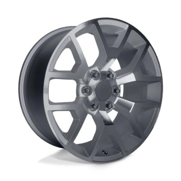 PR169 SILVER WITH MACHINED SPOKES 24x10 6x139.7 et31 cb78.1